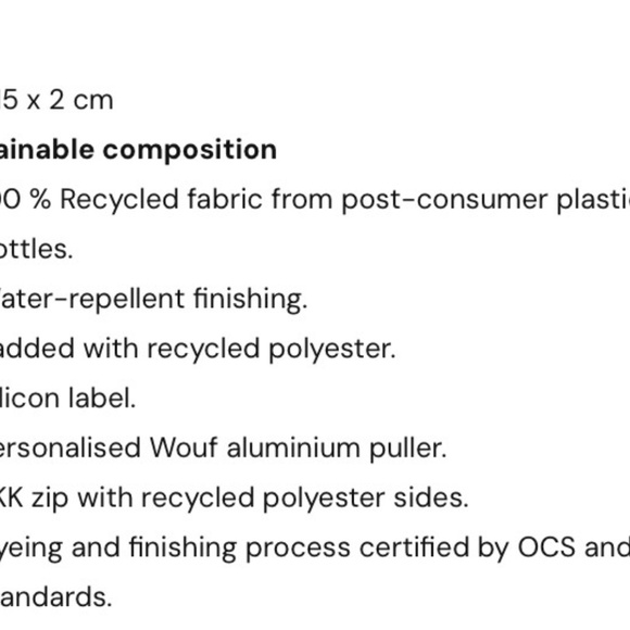 WOUF Burgundy Zip Puffer Makeup Bag - Picture 5 of 5